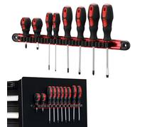 Mayouko Magnetic Screwdriver Wrench Organizer, Aluminum Rail Magnetic Tool Holder, Hand Tool Holder, Toolbox Accessories, Fits Up to 14 Screwdrivers/Wrenches (Tools not Included)