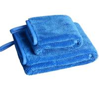 MAYOUTH Car Drying Towel Super Absorbent Microfibre Car Cleaning Cloths 600gsm Twisted loop Scratch-Free for Washing Auto Detailing Motorcycles Polishing Window Glass Lint Free 30x40+40x60cm