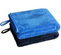MAYOUTH Car Drying Towel Super Absorbent Microfibre Car Cleaning Cloths 600gsm Twisted loop Scratch-Free for Auto Washing Detailing Motorcycles Polishing Window Glass Lint Free (2pack, 40X60cm)