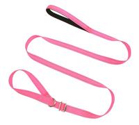 MayPaw Slip Lead Dog Leash, 3/4" Wide Reflective Nylon Training Lead with Padded Handle, 6 FT Flat Pet Leash for Groomers, Shelters, Rescues, Vets or Doggy Daycares, Pink