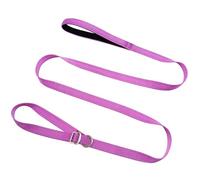 MayPaw Slip Lead Dog Leash, 3/4" Wide Reflective Nylon Training Lead with Padded Handle, 6 FT Flat Pet Leash for Groomers, Shelters, Rescues, Vets or Doggy Daycares, Purple