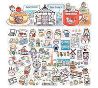 Mayplous Decorative Sticker Collection - 6 Pack Assorted Washi Stickers for Planners, Journals & Scrapbooking | Adhesive Embellishments for Diaries, Albums & DIY Crafts (Beauty)