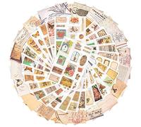 Mayplous Vintage Scrapbook Kit - 50 Page Set with Decorative Papers, Washi Stickers & Decoupage Decals for Journaling, Card Making | Retro Collage Art Supplies for Scrapbooking & Handicrafts (Lemon)