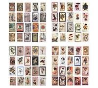 Mayplous Vintage Washi Scrapbooking Stickers - 4 Packs Postage Stamp Sealing Planner Stickers for Journals, Notebooks & DIY Crafts (Ancient)