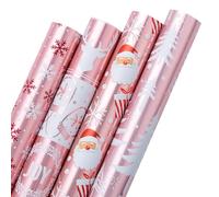 MAYPLUSS 17 Inch X 16.5 Feet Christmas Wrapping Paper