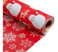 MAYPLUSS 17 Inch X 33 Feet Christmas Wrapping Paper