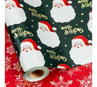MAYPLUSS 17 Inch X 33 Feet Christmas Wrapping Paper