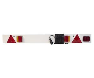 Maypole 1.37m 4'6" LED Trailer Board With 6m Cable, 2 x LED Combination Lamps, Triangle Reflectors, Rear Fog Lamp