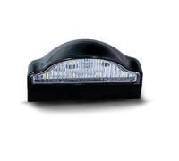 LED Numberplate Lamp with Base, Black One Size