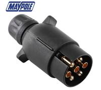 Maypole 12N Type 7 Pin Plastic Trailer Caravan Plug Wiring Lights 12V Trailer