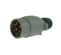 S-Type 7-Pin Caravan Plug - Yellow, Yellow One Size