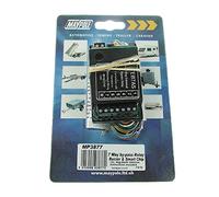 Maypole 12V 7 Way Bypass Relay with Audible Buzzer Trailer and Caravan Towing Electrics in Display Packaging, Black