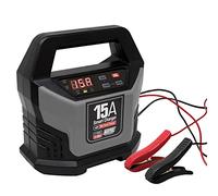 Maypole 15A 12V Electronic Smart Car Battery Charger Fully Automatic 400Ah 8 Stage Charging Lead Acid AGM GEL Car Van Caravan Motorhome Tractor