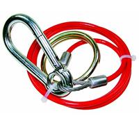 MAYPOLE Breakaway Cable - Plastic Coated - Red - MP501