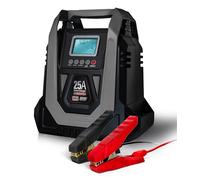 Maypole 25A 12/24V Electronic Smart Battery Charger with 40A Boost for Cars, Vans, HGVs, Tractors, Motorcycles