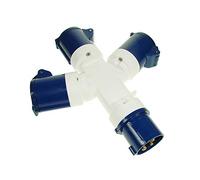 Maypole 370 DP 3-Way Caravan Hook-Up Splitter, 230 V