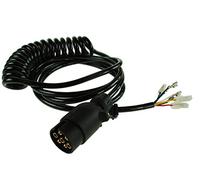 Maypole 4 m Trailer Front Harness with 7 Pin Plug to Spade Terminals, Suitable Replacement for Ifor Williams Trailers, Black