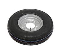 Maypole 425 Wheel and Tyre 4 Ply Cap, 400 mm x 8-inch, 265 Kg, Silver