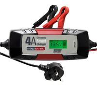 Maypole 4A Dual Voltage 6/12V Electronic Smart Car Battery Charger Fully Automat