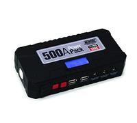 Maypole 500A Lithium Ion Power Pack for Jumpstarting Flat Car Batteries, Built in Power Bank for Mobile Phone Charging