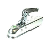 Maypole 50 mm Pressed Steel Coupling Suitable Replacement For Knott KQ7K, AL-KO AK7D, Ifor Williams PO0355 and Maypole Unbraked Trailers, Silver