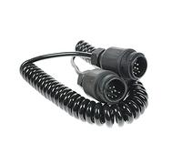 Maypole 5894 8-Pin 8 Core Connecting Lead Curly, 2.5 m, Set of 2