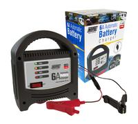 Maypole 6A 12V LED Automatic Battery Charger