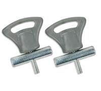 Maypole 6mm Awning Rail Stoppers for C-Channels, for Sun Canopies, Driveaway Awnings
