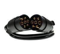 Maypole 7 Pin 2 m 2×7 Pin Plugs and 7 Core Connecting Lead, for Trailer Lighting