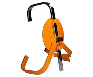 Maypole 8-10 Inch Universal Wheel Clamp Suitable for Small Trailers with Tyre Width 120 mm to 140 mm Diameter 400 mm to 550 mm, Yellow