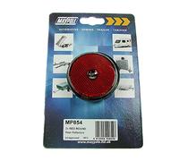 Maypole Round Reflector 854 - Red - One Size
