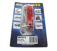 Maypole 874 Side Lamp - Red/ White