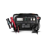 Maypole 713 8A Metal Battery Charger 12V, Black