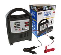 Maypole 8A 6/12V LED Automatic Battery Charger