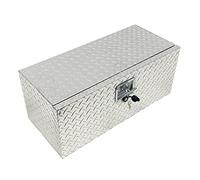 Maypole Aluminium Toolbox 715x295x320mm 28x11.5x12.5 Inches Robust Checkerplate Storage for Trailer Under Body and Chassis