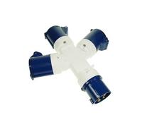 Maypole Caravan 230V 3 Way Hook-Up Splitter for Camping Caravan Motorhome Electrics