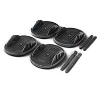 Maypole Caravan Jack Pad Pack of 4 Black Universal Fit For Caravan Legs and Corner Steadies