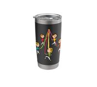 Maypole Dancing Stainless Steel Insulated Tumbler