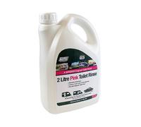 Maypole Eco Friendly Portable Toilet Pink Chemical Rinse Caravan Motorhome 2L