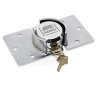 Maypole Heavy Duty Security Lock Suitable For Vans, Sheds & Garages Rust Resistant Chrome 2 kg, Silver