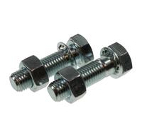 High Tensile Nut & Bolt - Silver, Silver One Size