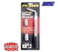 Wheel Wrench Extendable MP762 Maypole 17mm 19mm 21mm 23mm