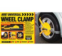 Maypole Security Universal 13" - 17" Caravan Car Van Wheel Clamp Lock #MP9065