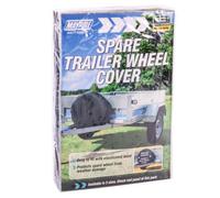 Maypole Spare Trailer Towing 13" Large Black Wheel Cover Wheatherproof Pvc