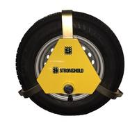 Stronghold Apex Triangular Wheel Clamp Sold Secure Gold 10" to 13" Wheels SH5451