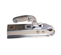 Maypole 50 mm Pressed Steel Coupling Suitable Replacement For Knott KQ7K, AL-KO AK7D, Ifor Williams PO0355 and Maypole Unbraked Trailers, Silver