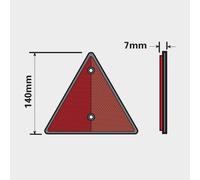 Maypole Trailer Triangle (2 Pack), Red One Size