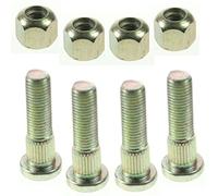 Maypole UK Ltd 4 x 3/8 UNF WHEEL LUG NUT & STUDS CAR CARAVAN TRAILER MP4185B+MP4186B