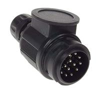 GENUINE 13 PIN PLASTIC TOWING PLUG CONNECTOR CARAVAN TRAILER SELF WIRE 12V MP128B MAYPOLE