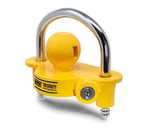 Maypole Universal Trailer Hitchlock for Standard 50 mm Couplings, Yellow